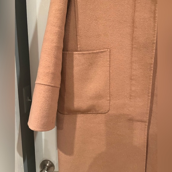 DEREK LAM 10 CROSSBY CAMEL WOMENS COAT WITH DETACHABLE FOX COLLAR SIZE 12 - Picture 11 of 16